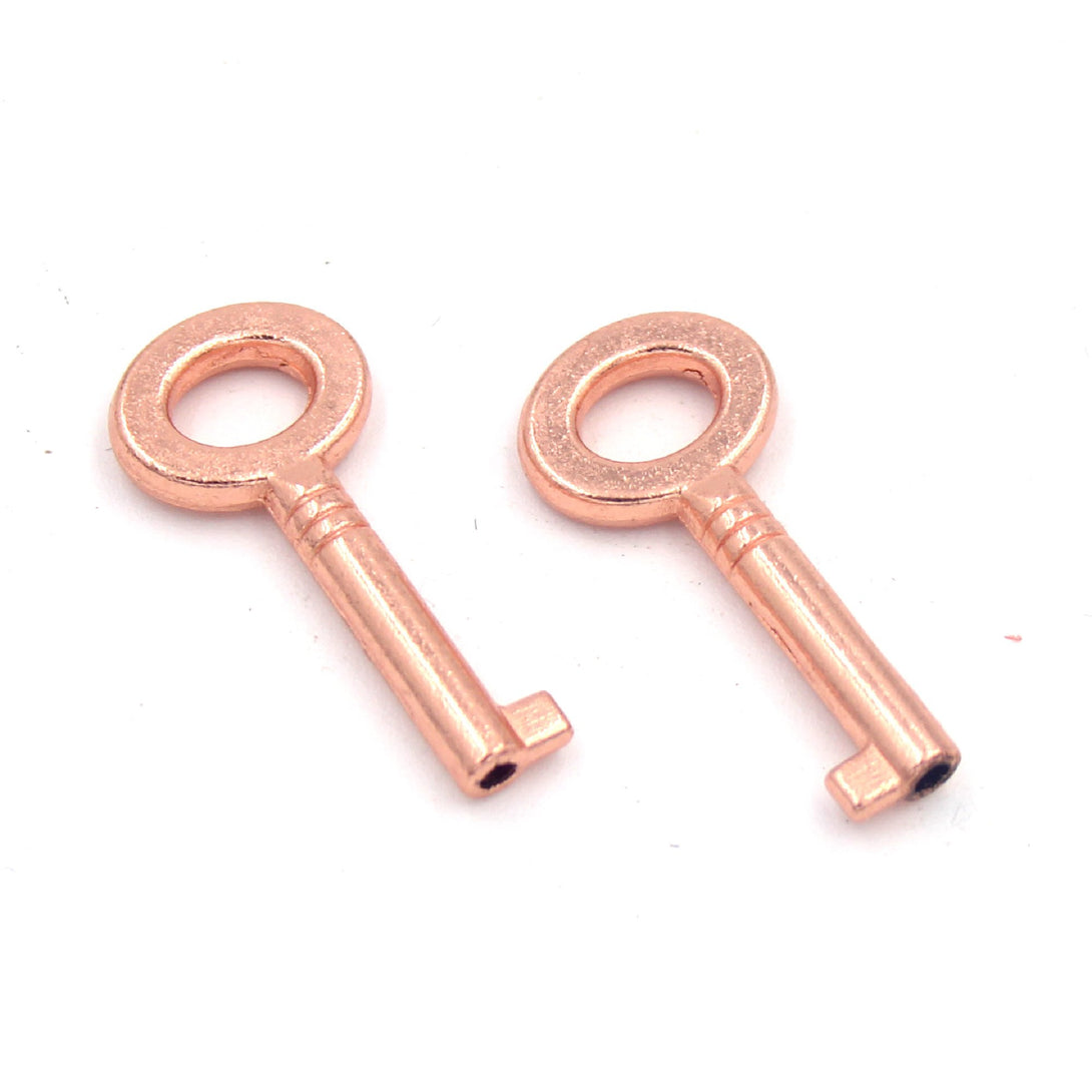 Rose Gold Replacement Keys for Classic Heart Padlock Replacement Keys Restrained Grace   