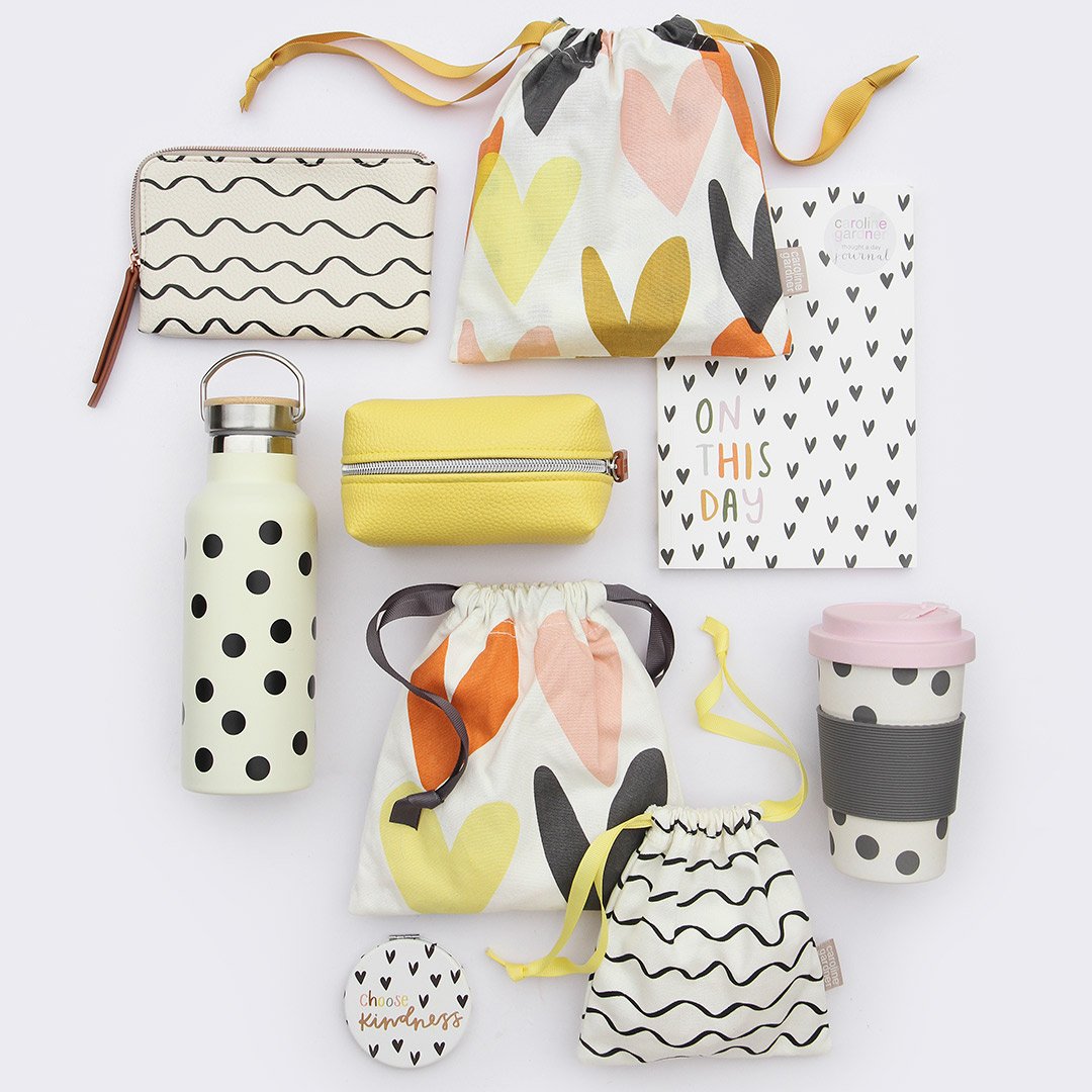 Caroline Gardner - Scattered Spot Metal Water Bottle Water Bottle Caroline Gardner   